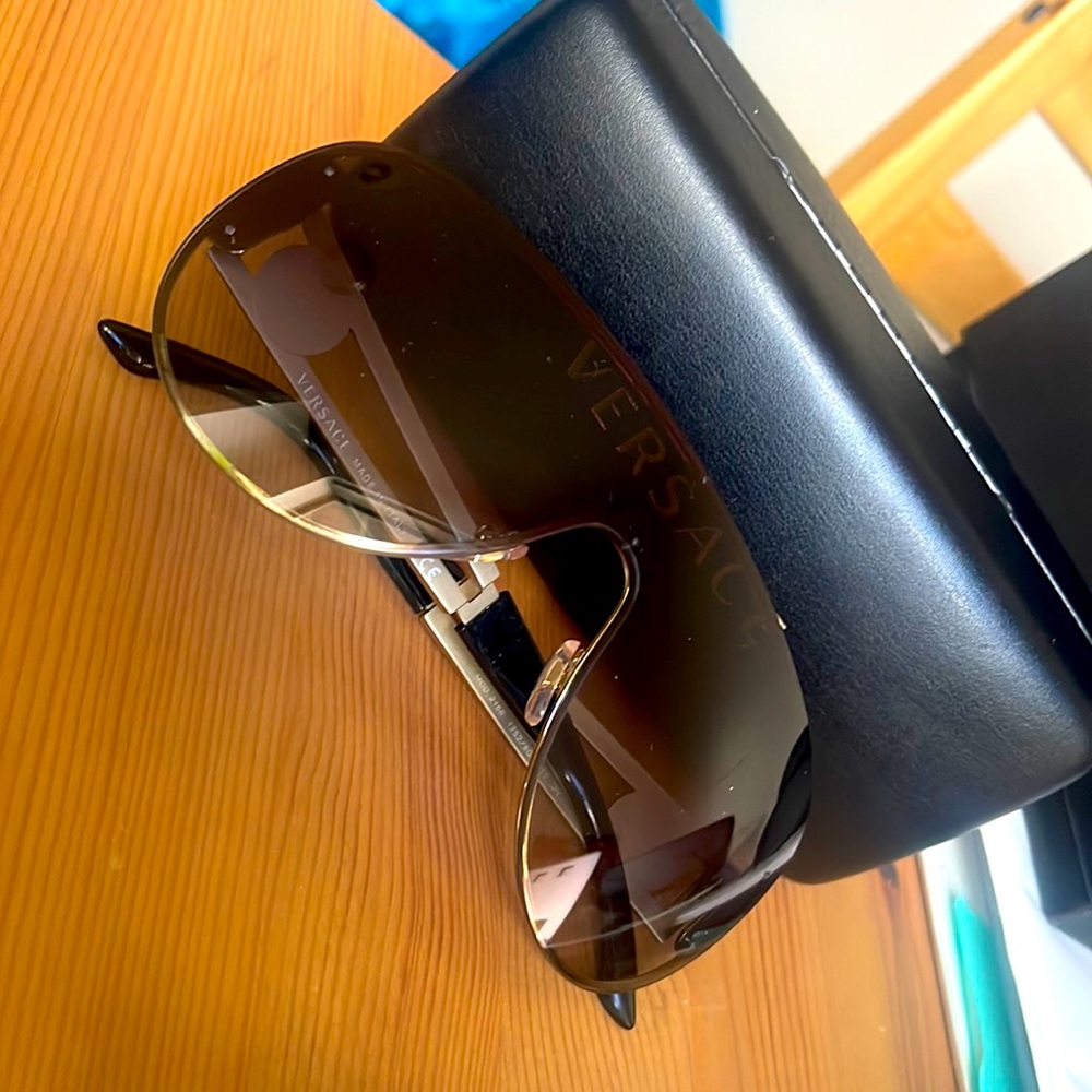 Versace Sunglasses - Black & Gold